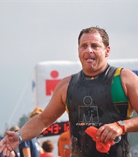 Paul Goldstone is the captain of the international team called Karma Striders, which helps raise money for the Society. Courtesy of Paul Goldstone