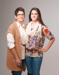 Lindsey and Judy, a daughter and mother, both with MS. 