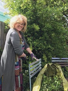 Iona Creedon gardening