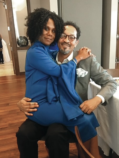 Ann Marie Johnson and her husband